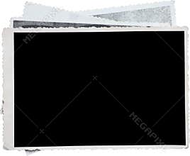 Blank photo frame