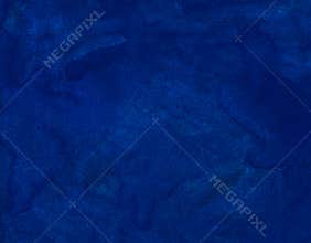 Watercolor grunge navy blue background. Abstract dark backdrop  hand painted. Stains on paper