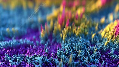 Moving scatter topographic landscape