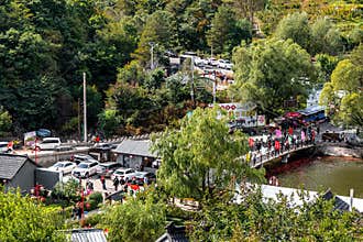 Scenic view of Ivory Mountain Hot Spring Resort in Tieling