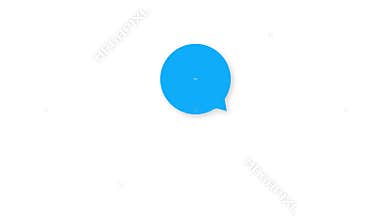 web testimonial icon design element. Motion graphics.