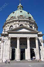 Cathedral columnar facade.