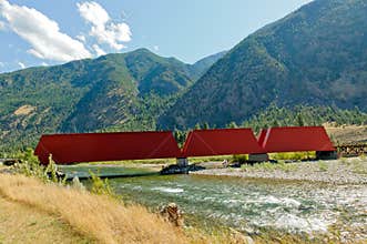 Old Red Covered Bridge