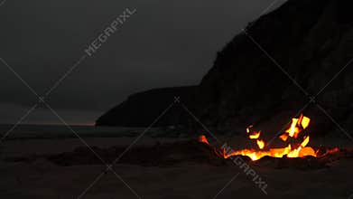 Beach Fire Pit 03. High quality