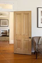 Wood Door and Doorway Room