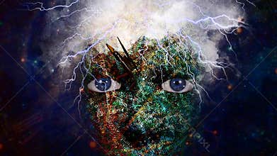 Mystic woman face