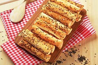 Puff Pastry Straws