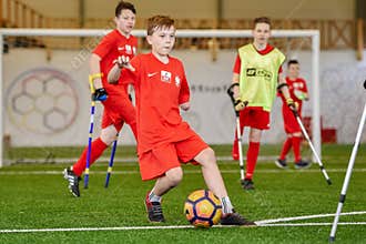 Training of Junior AMP Football team
