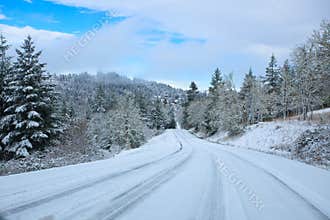 Winter road