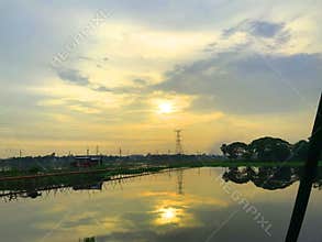 Sunset Beautiful weather Sunsets & sunrises image