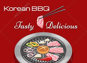 Corean grill bbq