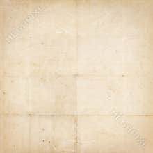 Antique vintage folded textured paper with script