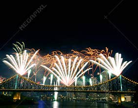 Fireworks with Copyspace