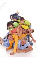Pile of people