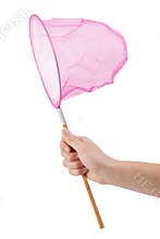 Butterfly net for catching butterflies