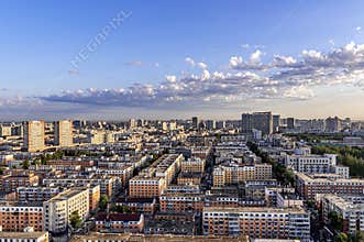 Morning view of Changchun City, China