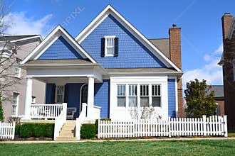 Blue Cape Cod Style Dream Home