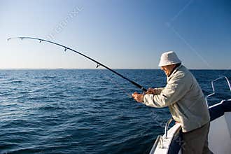 Sea fishing.