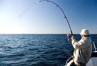 Sea fishing.