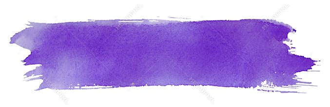 Violet stroke of paint brush