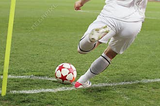 Soccer corner kick