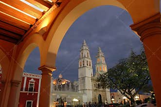 Cathedral in Campeche