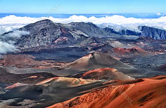 Volcano Haleakala, Hawaii (Maui)