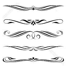 Decorative elements, border and page rules