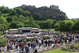 Crowd of People at a Jubilee Concert