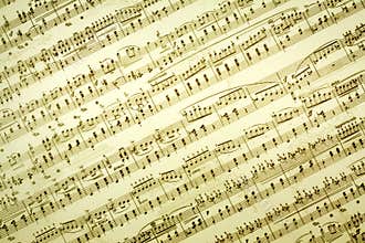 Music notes background