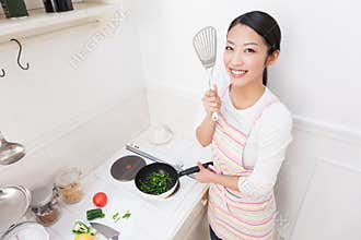 Woman to cook