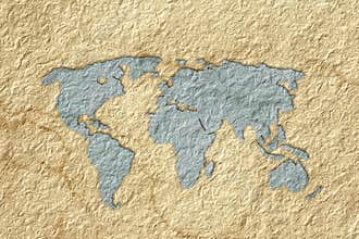 World map paper