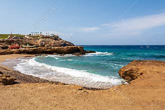 Koumbara beach on Ios Island. Greece