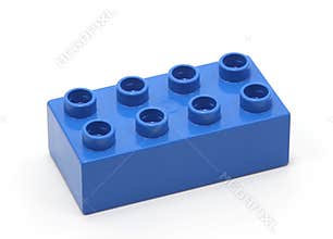 Blue building block
