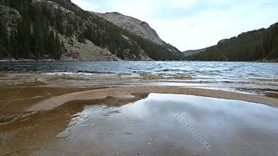 Alpine Beach at Lake Verna