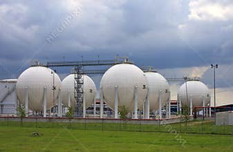 Gas storage tanks