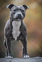Blue Staffordshire Bull Terrier