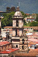 Belfries in valle de bravo, mexico