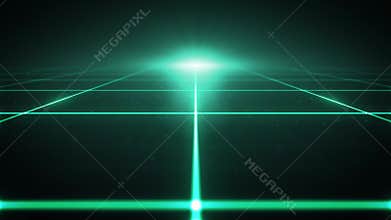 Abstract Retro Synthwave Fx Glowing Lines Background Loop