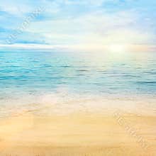 Sea and sand background