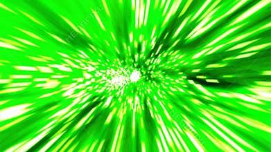 Multiple Color Particle Effect Warping Into Center Screen