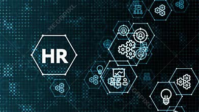 Business, Technology, Internet and network concept. Human Resources HR management recruitment employment headhunting concept