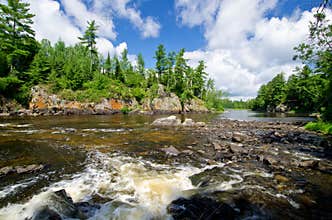 Pipestone falls, bwcaw, minnesota