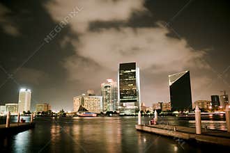 Dubai night view