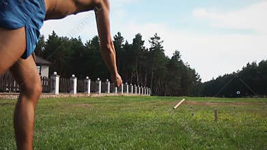guy throwing a stick viking chess