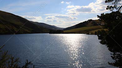Glencorse Reservoir in the Pentland Hills Regional Park