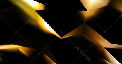 Abstract motion gold sparkle waves like material flowing,