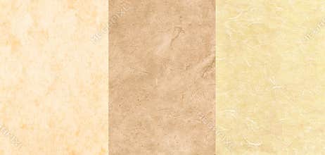 Set of 3 Parchment Textures