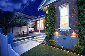 House Home Night Lights Lighting