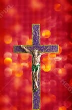 Jesus Christ on the cross illustration